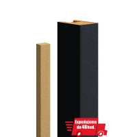 Stenová lamela UNISPO - ULM006 Čierna matná 2750x40x29mm